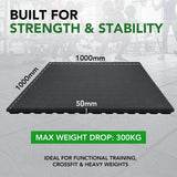50mm PRO Anti-Shock Gym Mats
