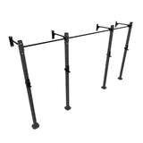 Wall Mounted Rig / Squat Rack (Modular)  SuperStrong Fitness 2 Bay Grey 
