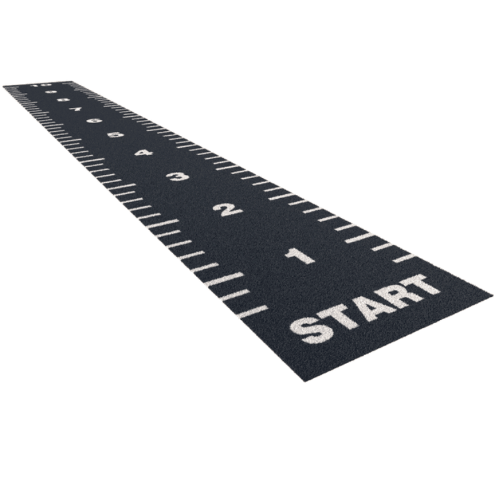 Sprung Essential 2m Wide Sprint Track with Markings - Sprung Gym Flooring