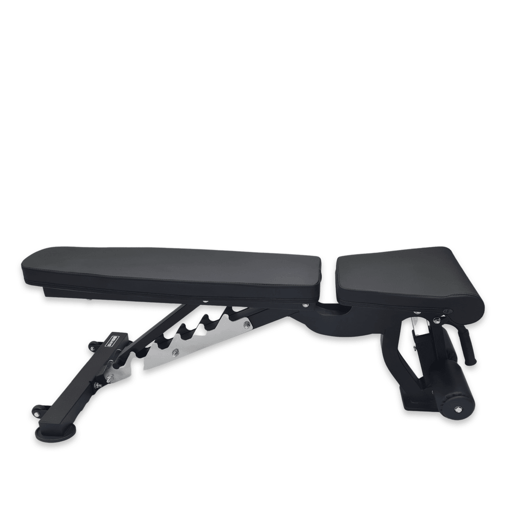 Heavy Duty Adjustable Weight Bench with Leg Support - GymFloors