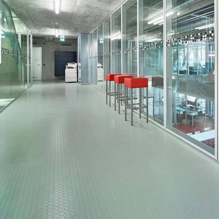 Sprung High Traffic Rubber Flooring Tiles - 3.2mm - GymFloors